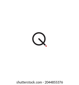 letter Q,i cool symbol simple logo vector