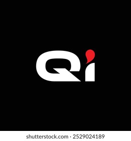 Letter QI Monogram Logo Design