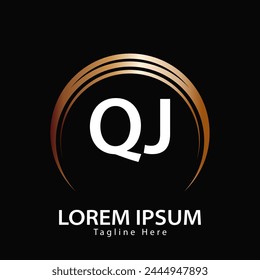 logo de QJ. QJ. Ilustración vectorial de diseño de logotipo QJ para empresa creativa, negocio, industria
