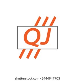 letter QJ logo. QJ. QJ logo design vector illustration for creative company, business, industry
