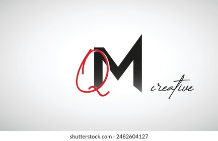 Letra QM Creative Clean Logo Design