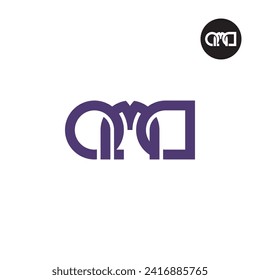 Diseño de logotipo de monograma QMD