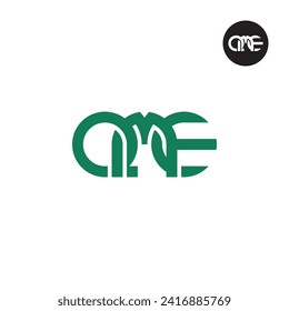 Letter QME Monogram Logo Design