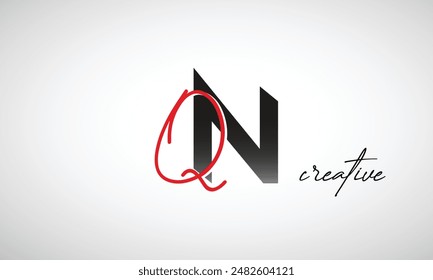 Letter QN Creative Clean Logo Design