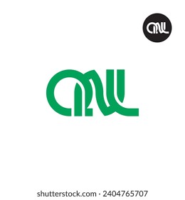 Diseño de logotipo de monograma QNL