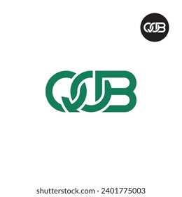 Letter QOB Monogram Logo Design