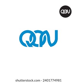 Diseño de logotipo de monograma QON