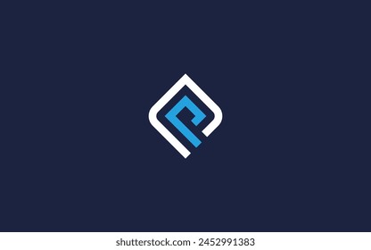 letra qp con logotipo cuadrado diseño de iconos diseño de Vector Plantilla inspiración