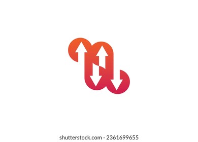 Entrega de monograma de flechas qq y bb, diseño de logotipos profesionales de moda