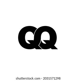 Letter QQ simple logo design vector