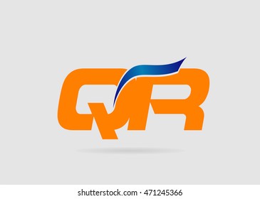 Letter QR, q and r logo vector
