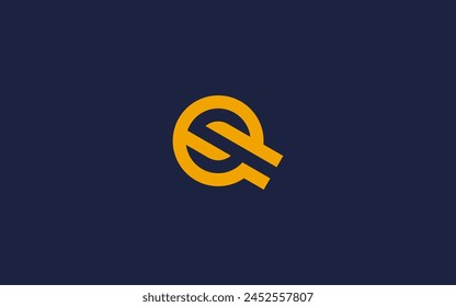 letter qs with circle logo icon design vector design template inspiration