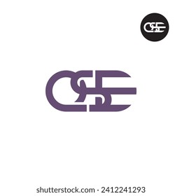 Letter QSE Monogram Logo Design