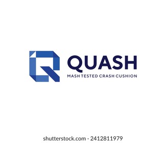 Letter Quash Simple Monogram Logo