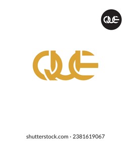 Letter QUE Monogram Logo Design