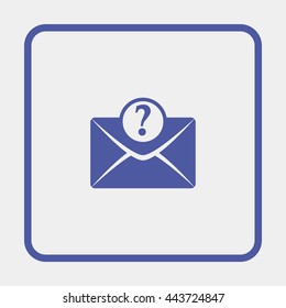 Letter with question mark.