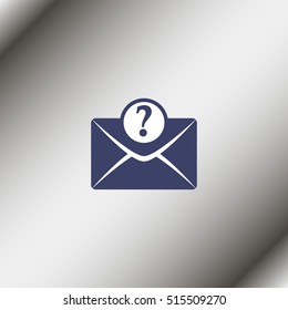 Letter with question mark.