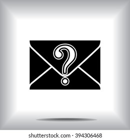 Letter Question Mark Sign Icon Vector Stock Vector (Royalty Free ...