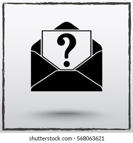 Similar Images, Stock Photos & Vectors of Letter with question mark ...