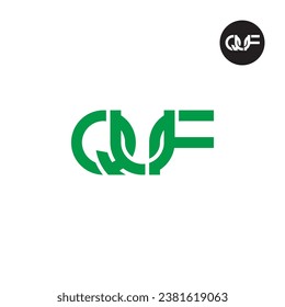 Letter QUF Monogram Logo Design