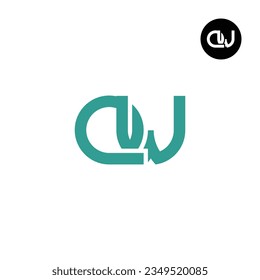 Letter QW Monogram Logo Design