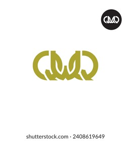 Diseño de logotipo de monograma QWQ