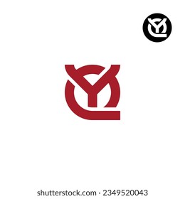 Letter QY YQ Monogram Logo Design