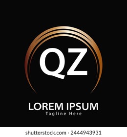 letter QZ logo. QZ. QZ logo design vector illustration for creative company, business, industry
