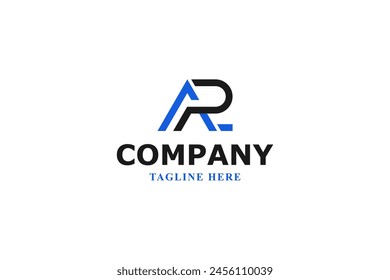 letter a and r abstract logo