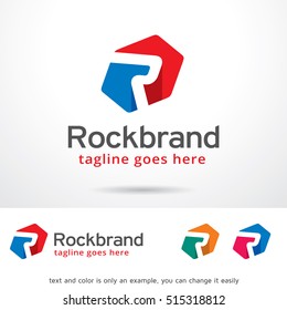 Letter R Abstract Logo Template Design Vector