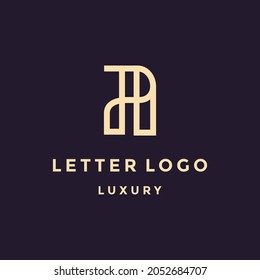Letra R Resumen modelo de diseño vectorial de logotipo