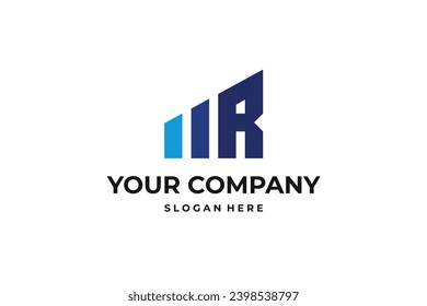 Letter R - Accounting and Financial Logo : Suitable for Accounting and Financial Theme, Business and Consulting Theme, Infographics and Other Graphic Related Assets.