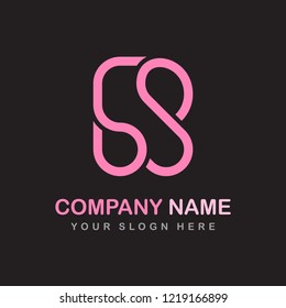 letter r alphabet logo sign template 