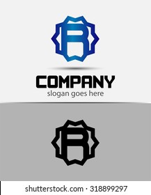 Letter r Alphabetical Logo Design Concepts
