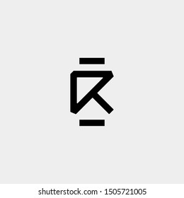 Letter R AR AP Monogram Logo Design Minimal Icon