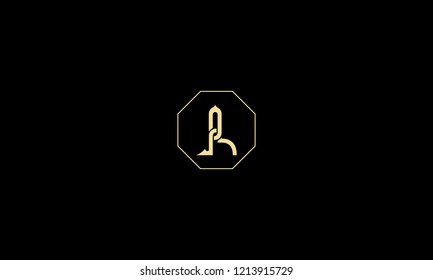 LETTER R ARABIC LOGO WITH FRAME FOR LOGO DESIGN OR ILLUSTRATION USE