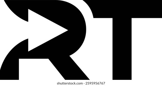 Letter R with Arrow, Letter R arrow logo design, letter r marketing logo design with vector illustration