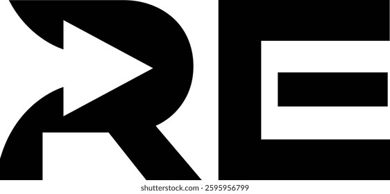 Letter R with Arrow, Letter R arrow logo design, letter r marketing logo design with vector illustration