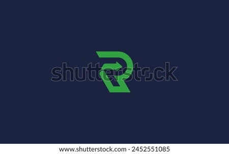 letter r with arrow logo icon design vector design template inspiration