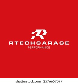 Letter R Automotive performance vector logo templates, Car Garage Premium Concept, vector illustrations car workshop icon sign