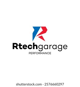 Letter R Automotive performance vector logo templates, Car Garage Premium Concept, vector illustrations car workshop icon sign