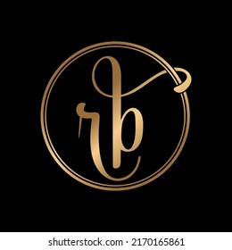 letra r y letra B logotipo , sencillo y limpio