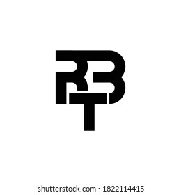 Letter R B T Monogram Business Design Logo