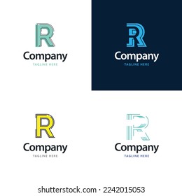 Letter R Big Logo Pack Design Creative Modern logos design for your business