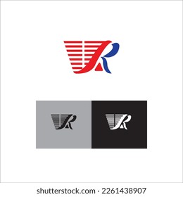 Letter R Bird Vector Logo