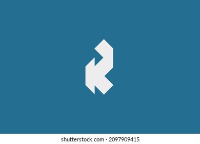 Fett gedrucktes Logo-Design des Buchstabens R