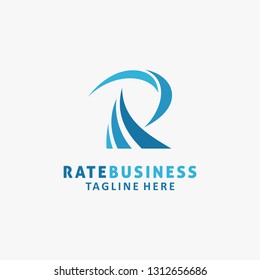 Letter R business logo design