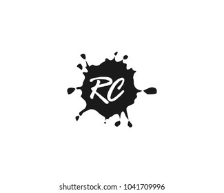 Letter R and C logo vector