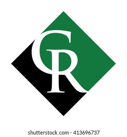 letter r and c logo vector.