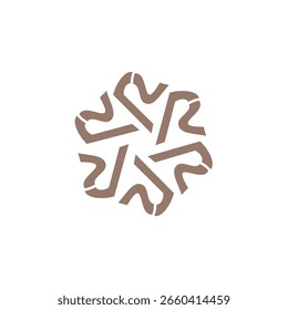 Buchstabe R Kreis Logo von Mebrand Studio